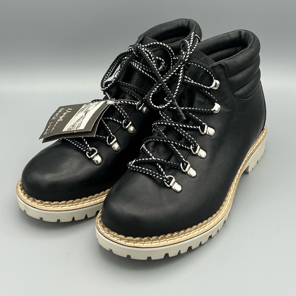 Montelliana Shoes - Montelliana Leather Whipstitch Hiking Boot